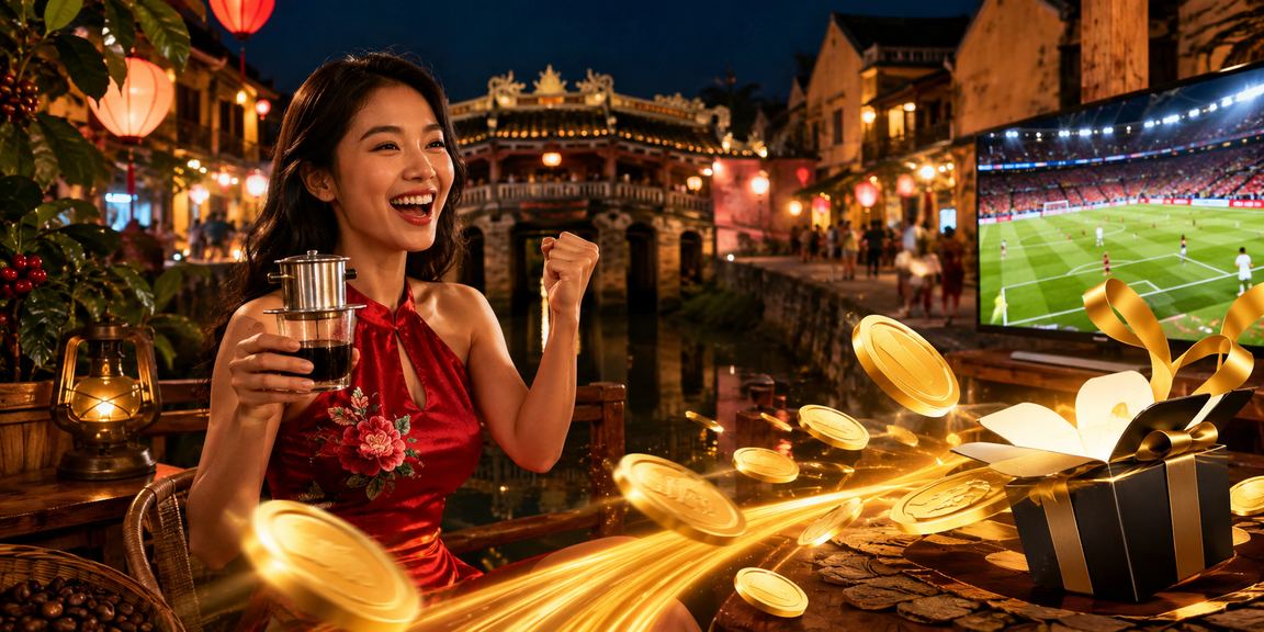 Người chơi tại Hội An xem xét chiến lược cá cược thể thao bên bàn cà phê truyền thống